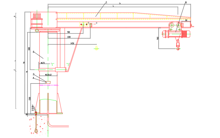  BZ電動旋臂起重機(jī)